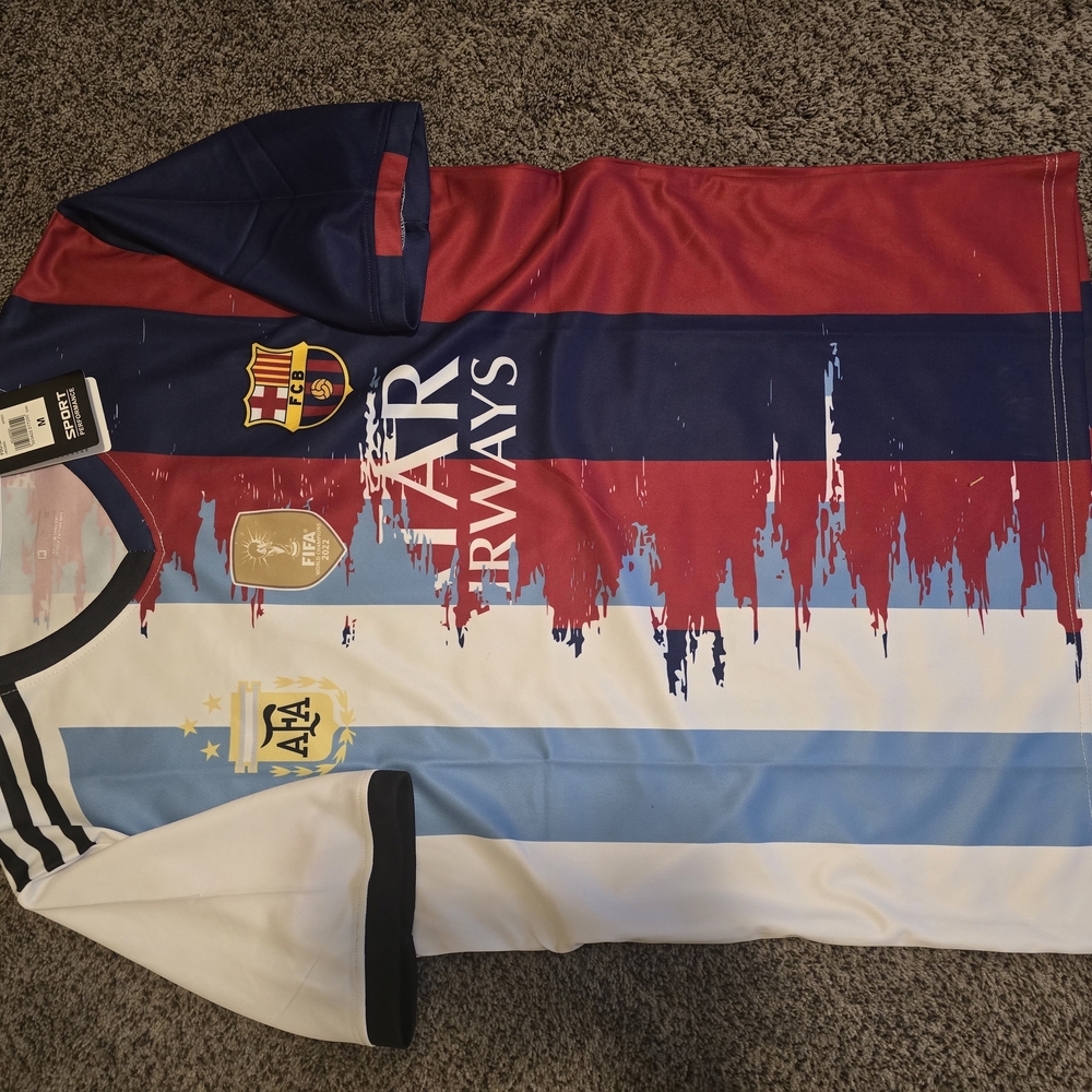 FC Barcelona and Argentina Messi #10 Jerseys